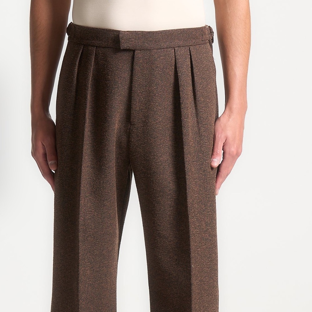 Brown Two-Piece Suit Set - Picture 4 of 11